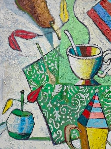 John Marok - Still life with Jewel Box  30x36