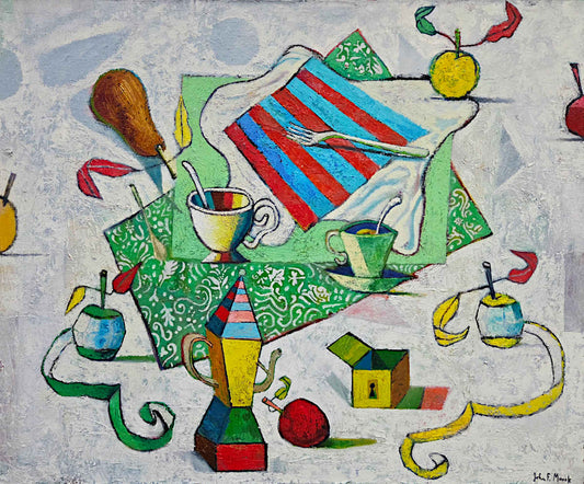 John Marok - Still life with Jewel Box  30x36