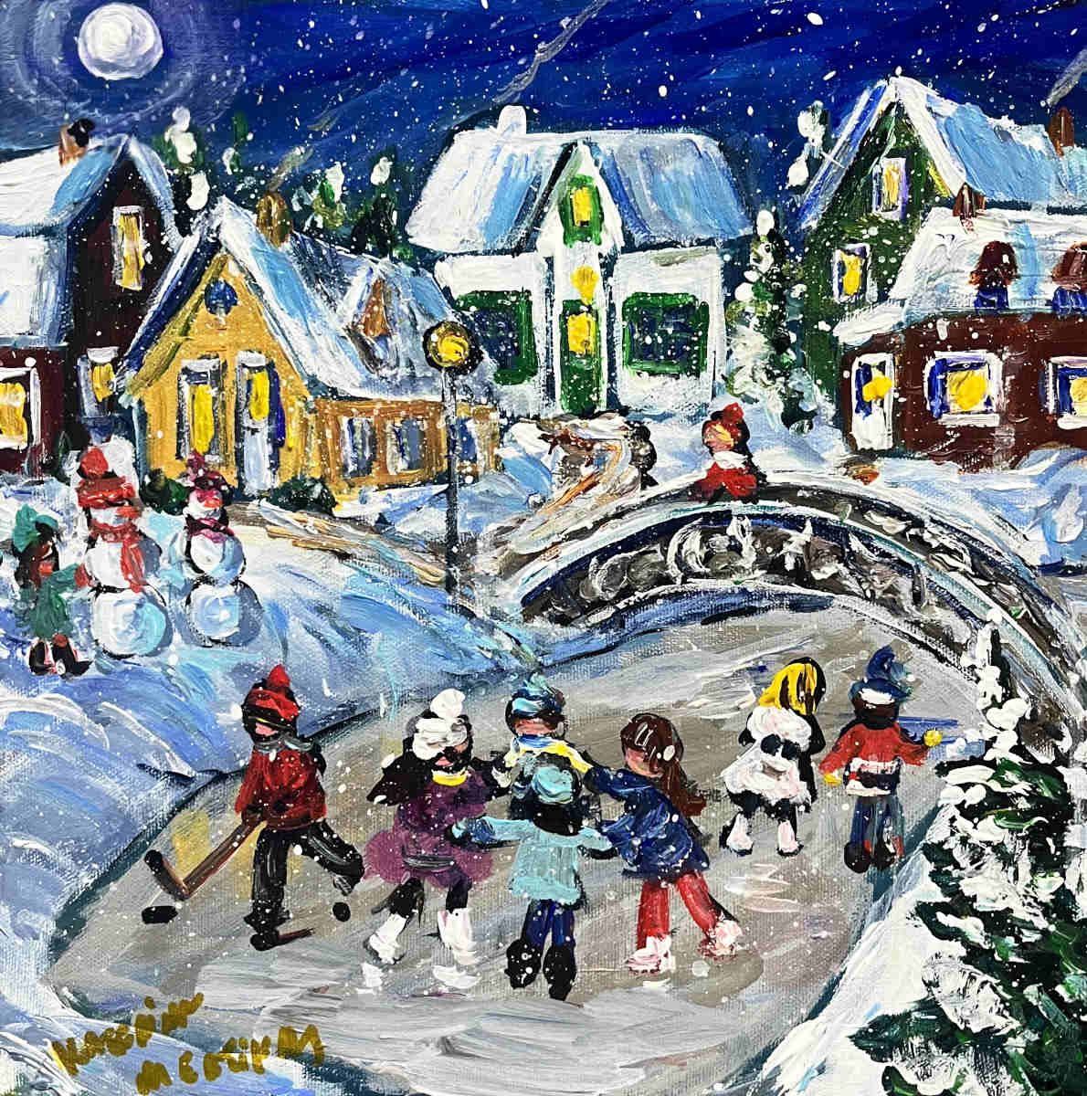Katerina Mertikas - Beauty In Winter  12x12