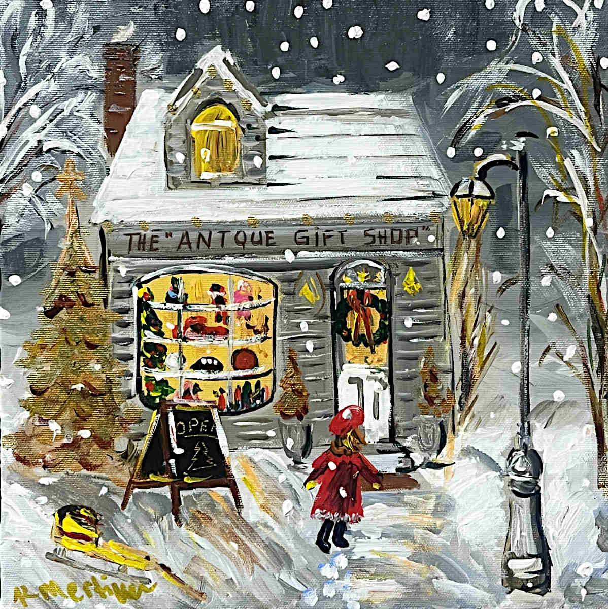 Katerina Mertikas - Finding Treasure 12x12