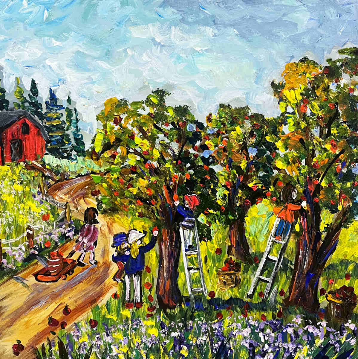 Katerina Mertikas - Fresh Apples 16x16