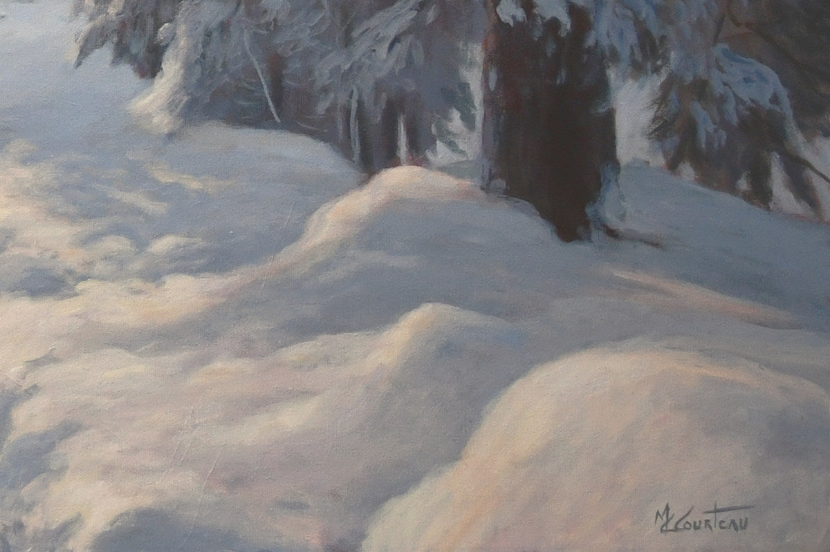 Marie-Claude Courteau - L'éclarcie, 30x40