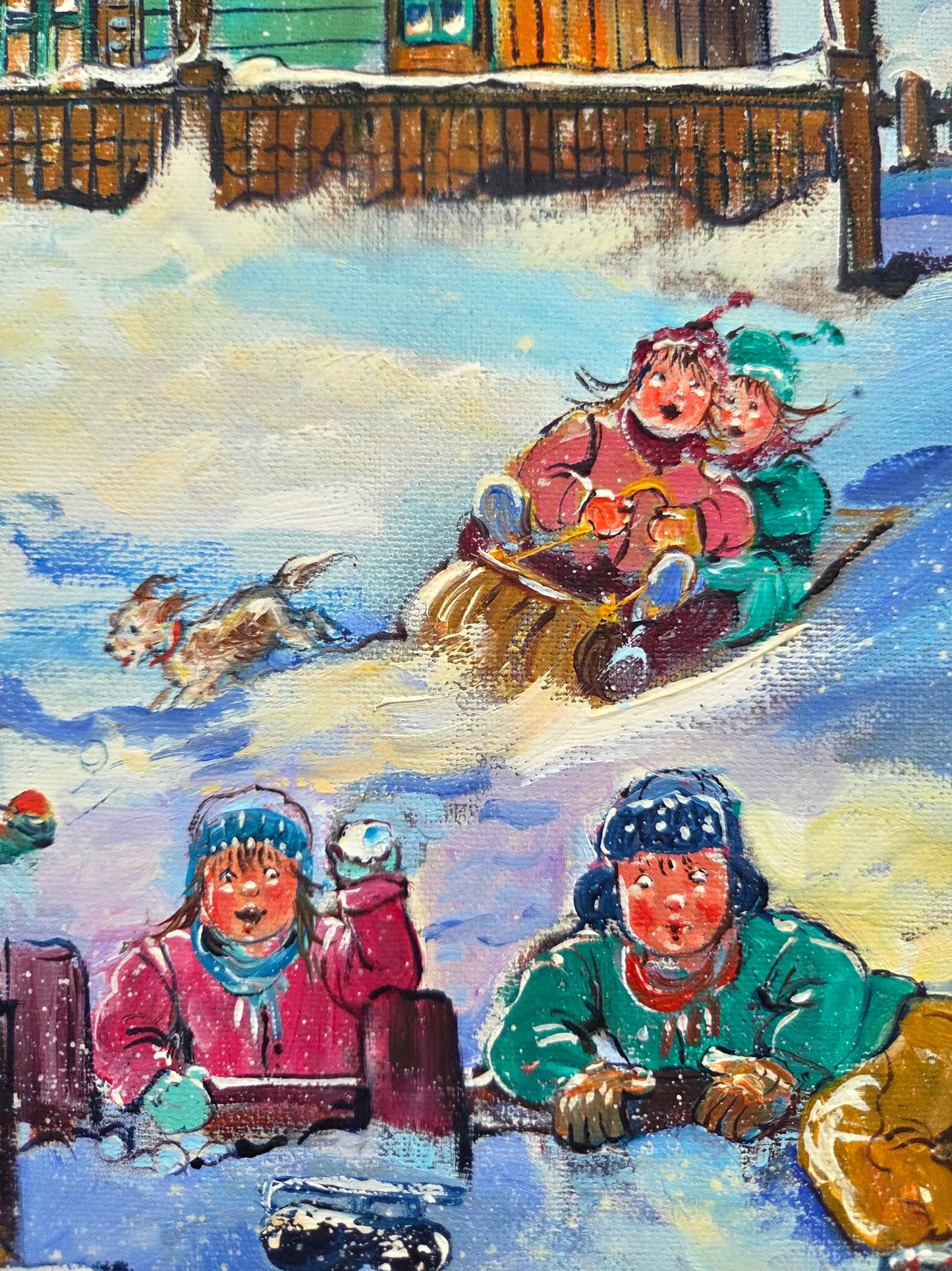 Lise Labbé - Les voisins 24x20