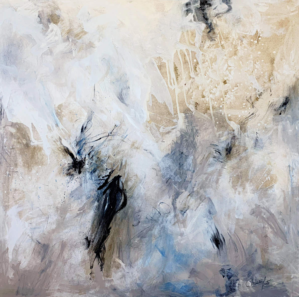 Mariclair Plante - Lingering Presence 48x48