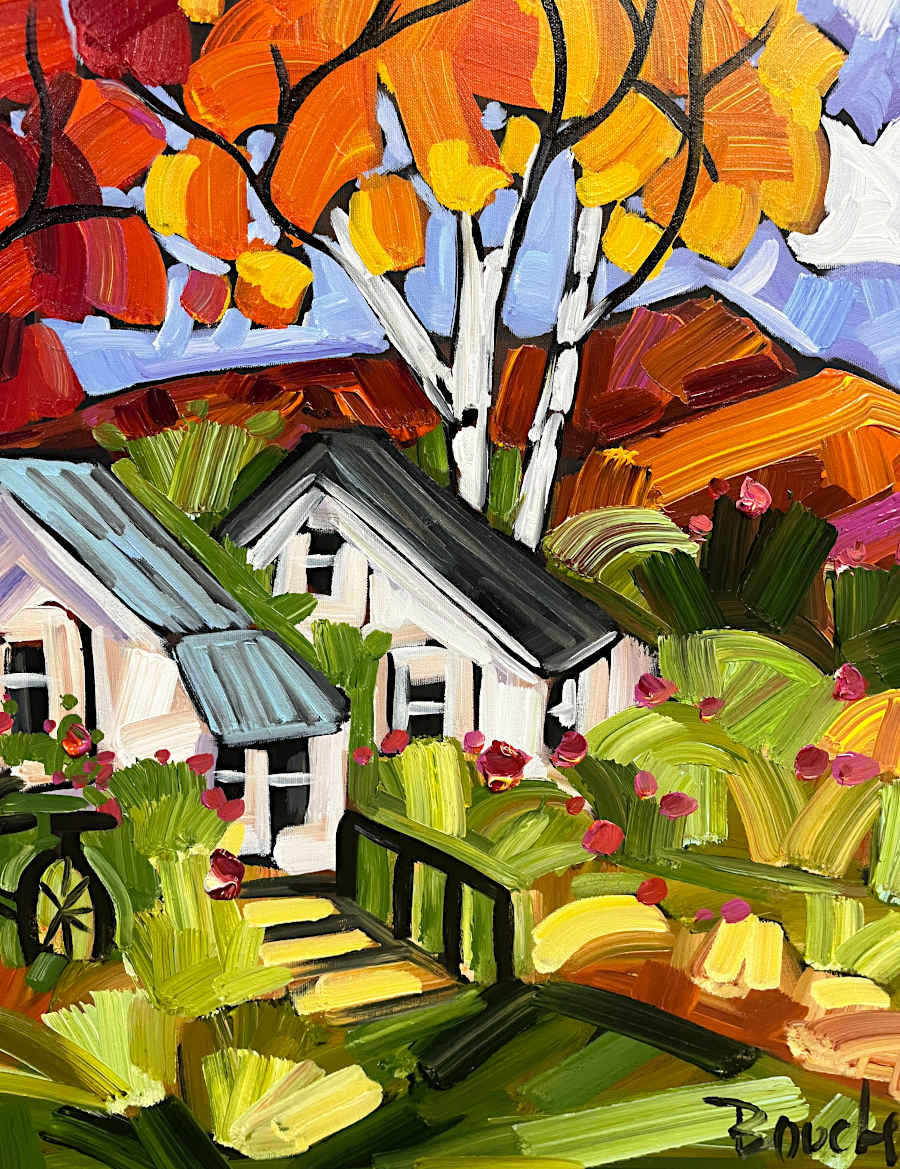 Marie-Claude Boucher - Ballade à l'automne, 24x24