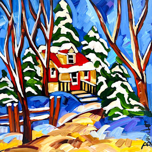 Marie-Claude Boucher - First Snow Fall 30x30