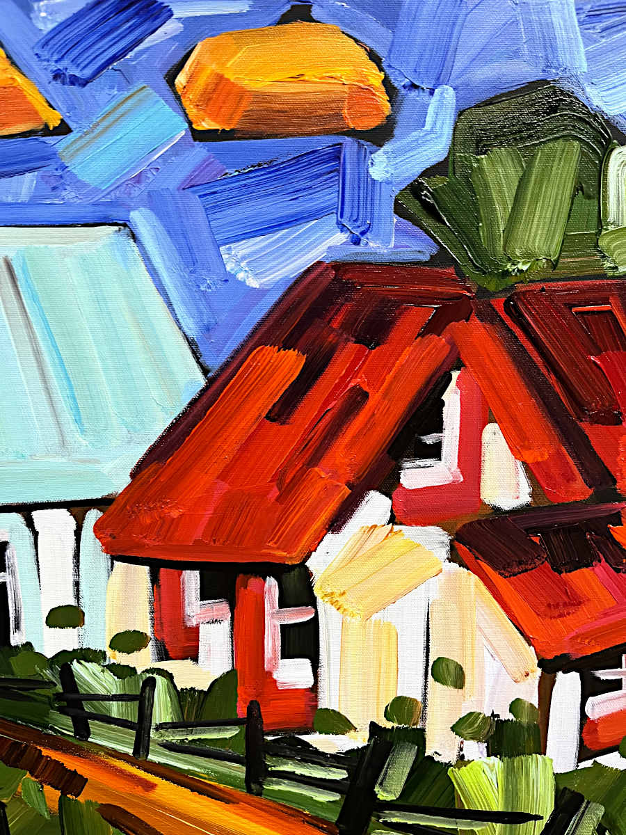 Marie-Claude Boucher - Sur la colline 30x30