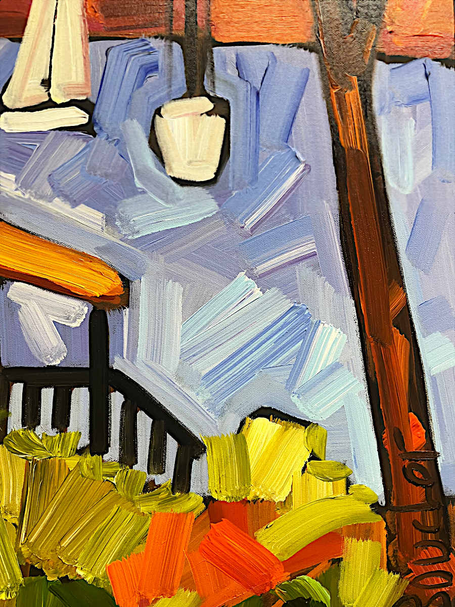 Marie-Claude Boucher - Voiliers à l'automne 30x40