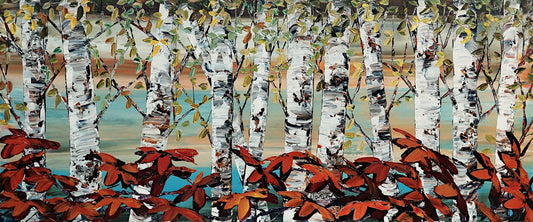 Maya Eventov - Autumn Leaves 30x72