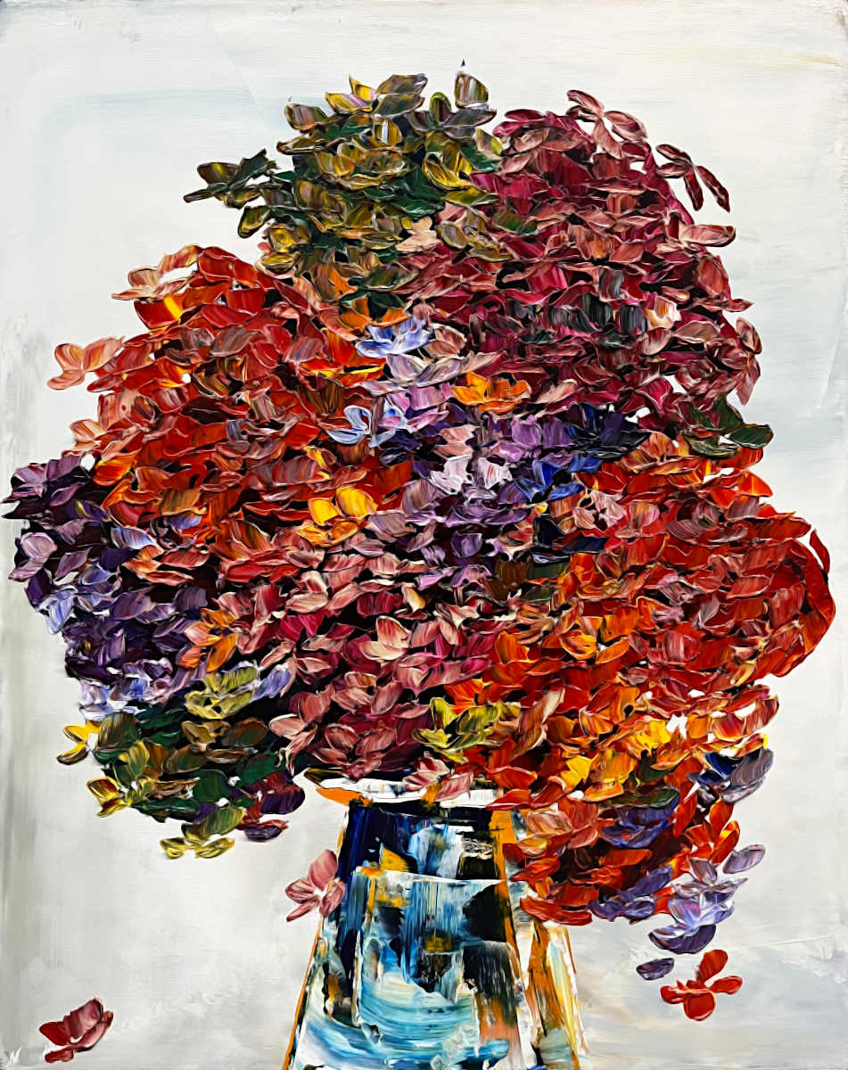 Maya Eventov -Colourful Bouquet 30x24