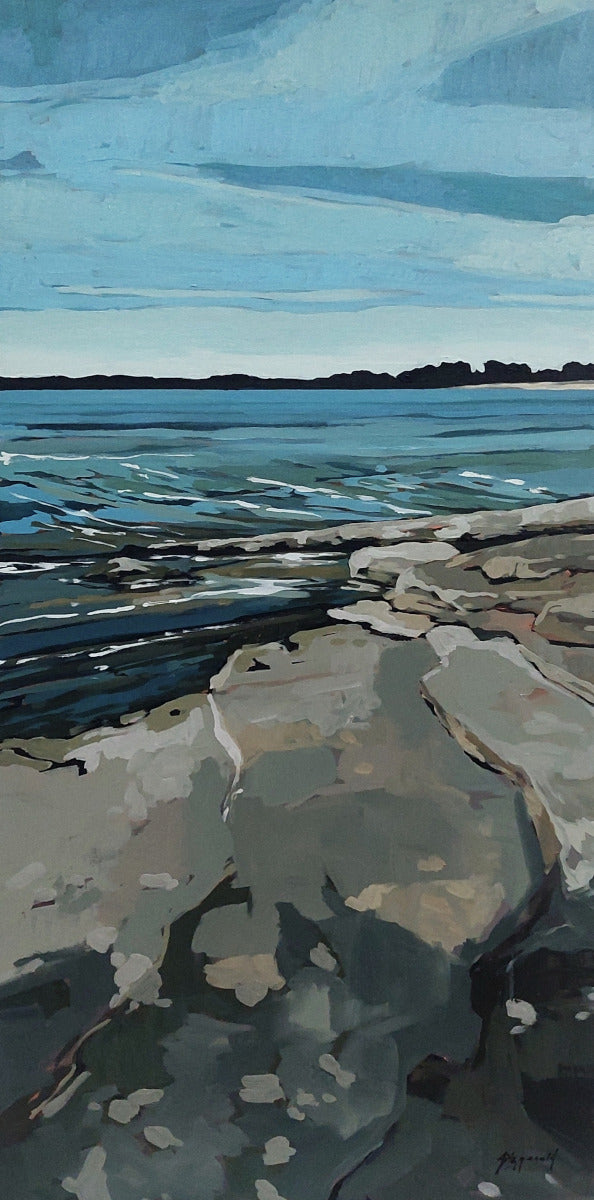 Megan Fitzgerald - Lake Lines 36x18