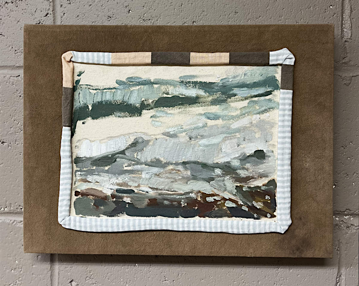 Megan Fitzgerald - Water Reaches Rock 12x16