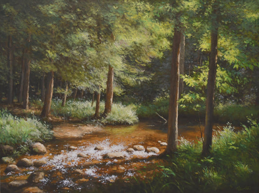 Marie-Claude Courteau - Murmures d'été 30X40