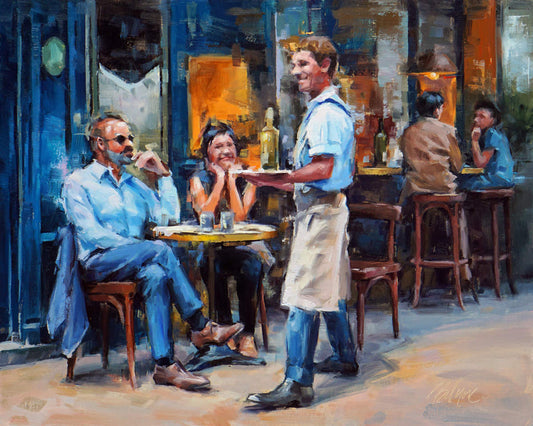 Patricia Bellerose - Le Serveur de Chablis 16x20