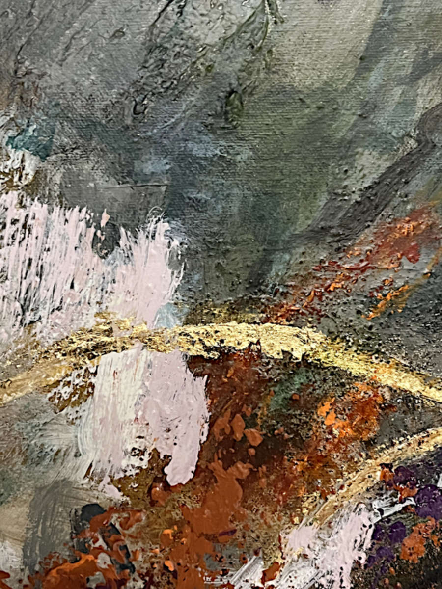 Mariclair Plante - Golden Threads of Unity 36x60