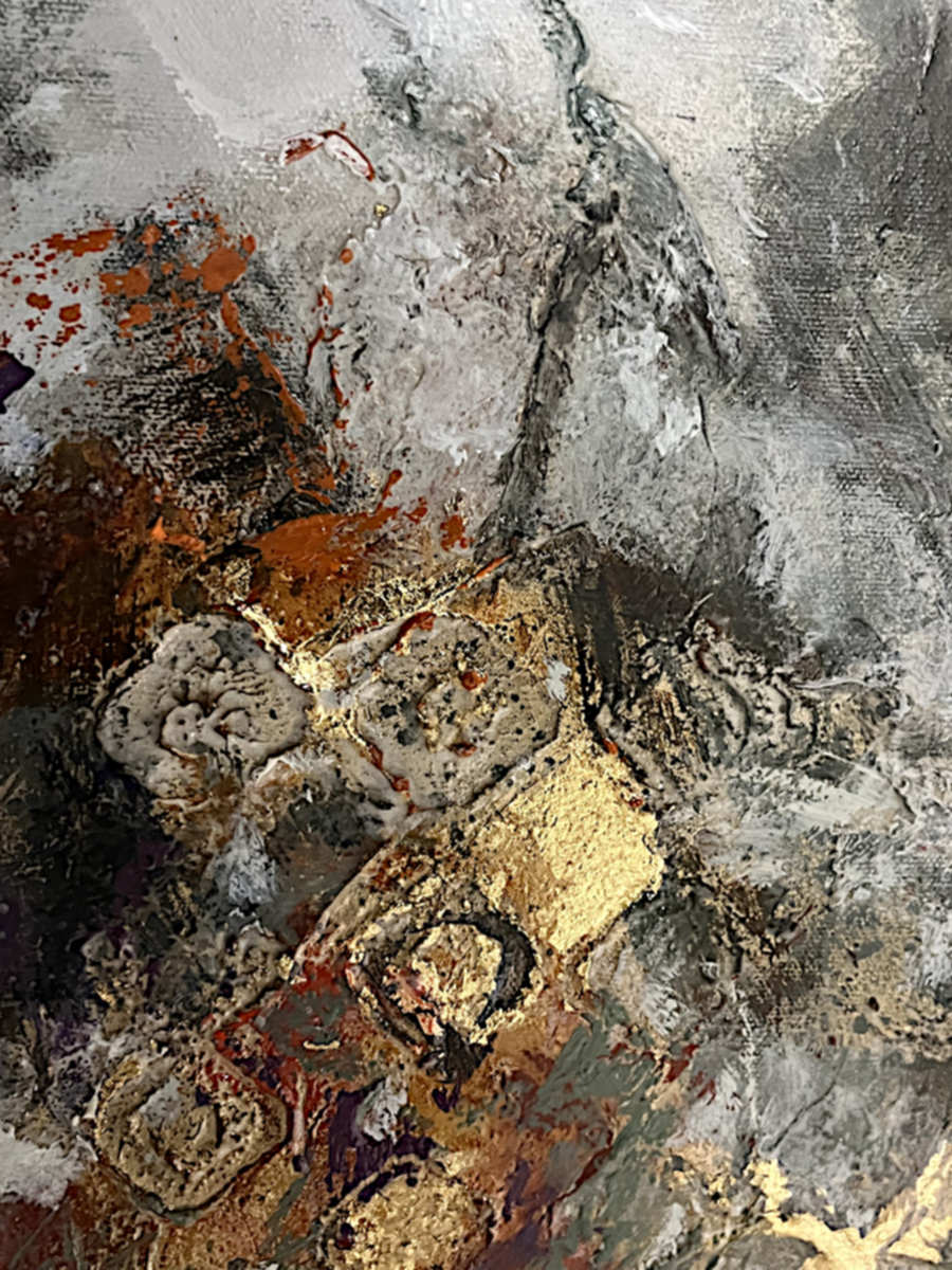 Mariclair Plante - Golden Threads of Unity 36x60