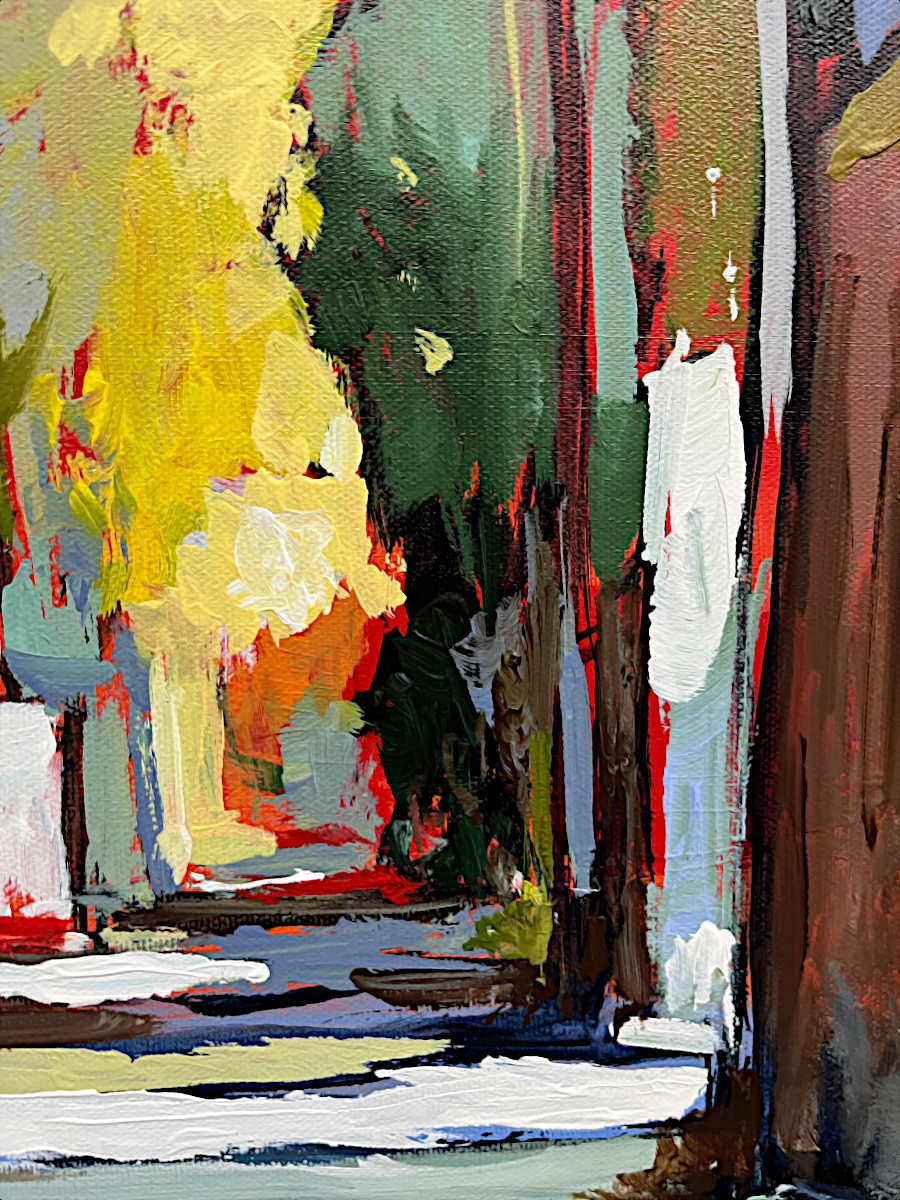 Sacha Barrette - Large Blue Apartment 30x40