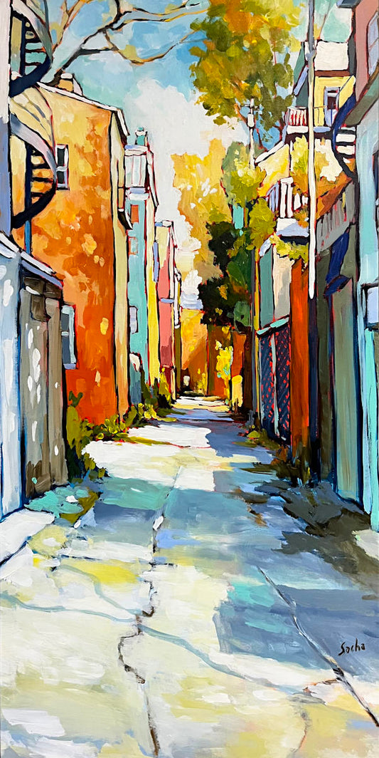 Sacha Barrette - Au doux coloris 48x24