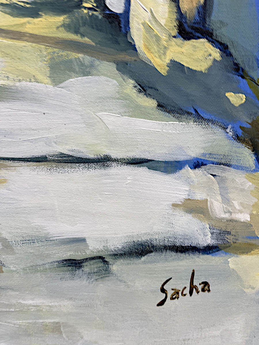 Sacha Barrette -  Sea Shadow 36x36