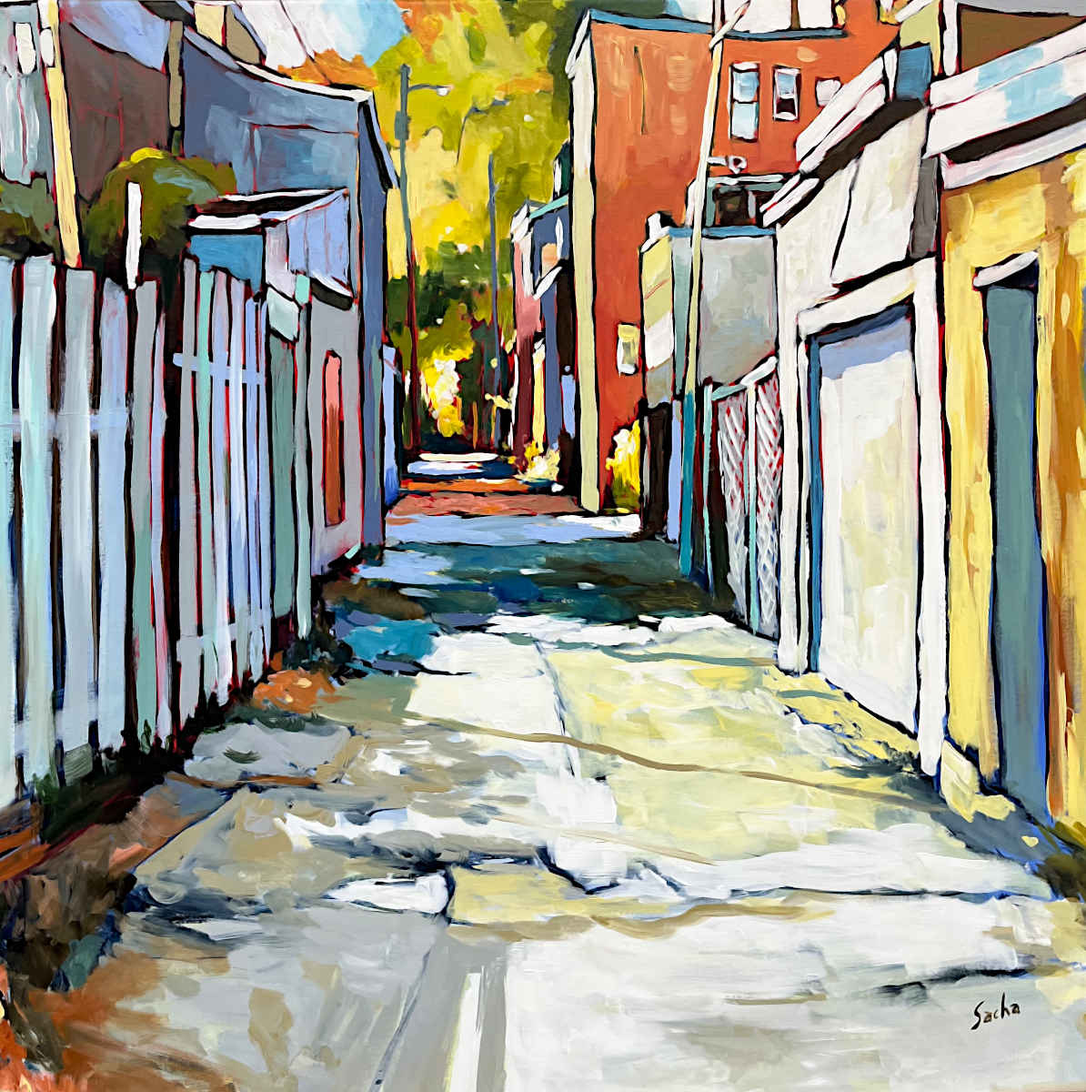 Sacha Barrette -  Sea Shadow 36x36