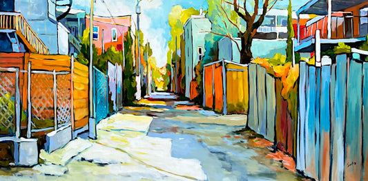 Sacha Barrette - St Lawrence Alley 30x60