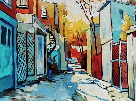 Sacha Barrette - Sunny Afternoon 30x40