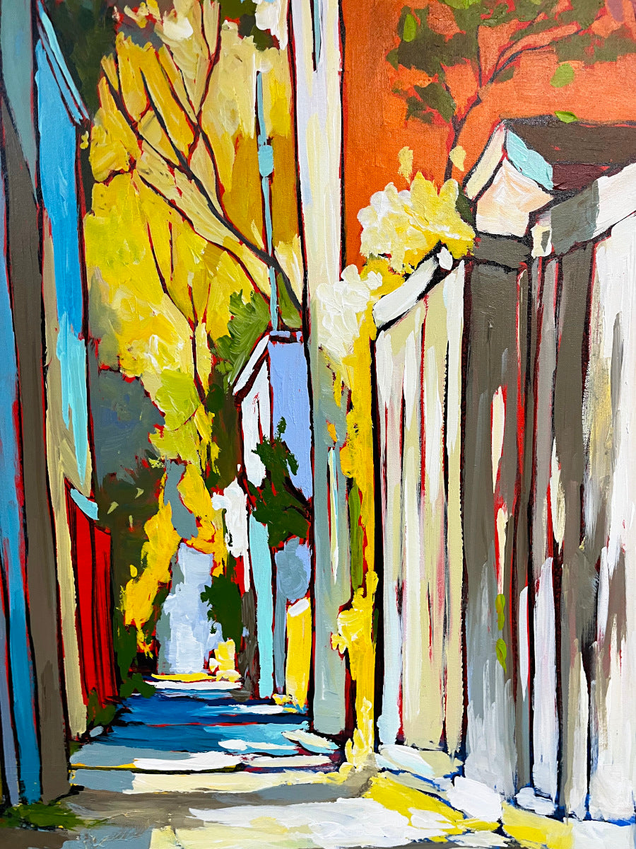 Sacha Barrette - Morning Glory Alley 60x40