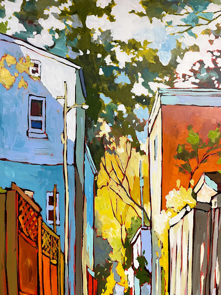 Sacha Barrette - Morning Glory Alley 60x40