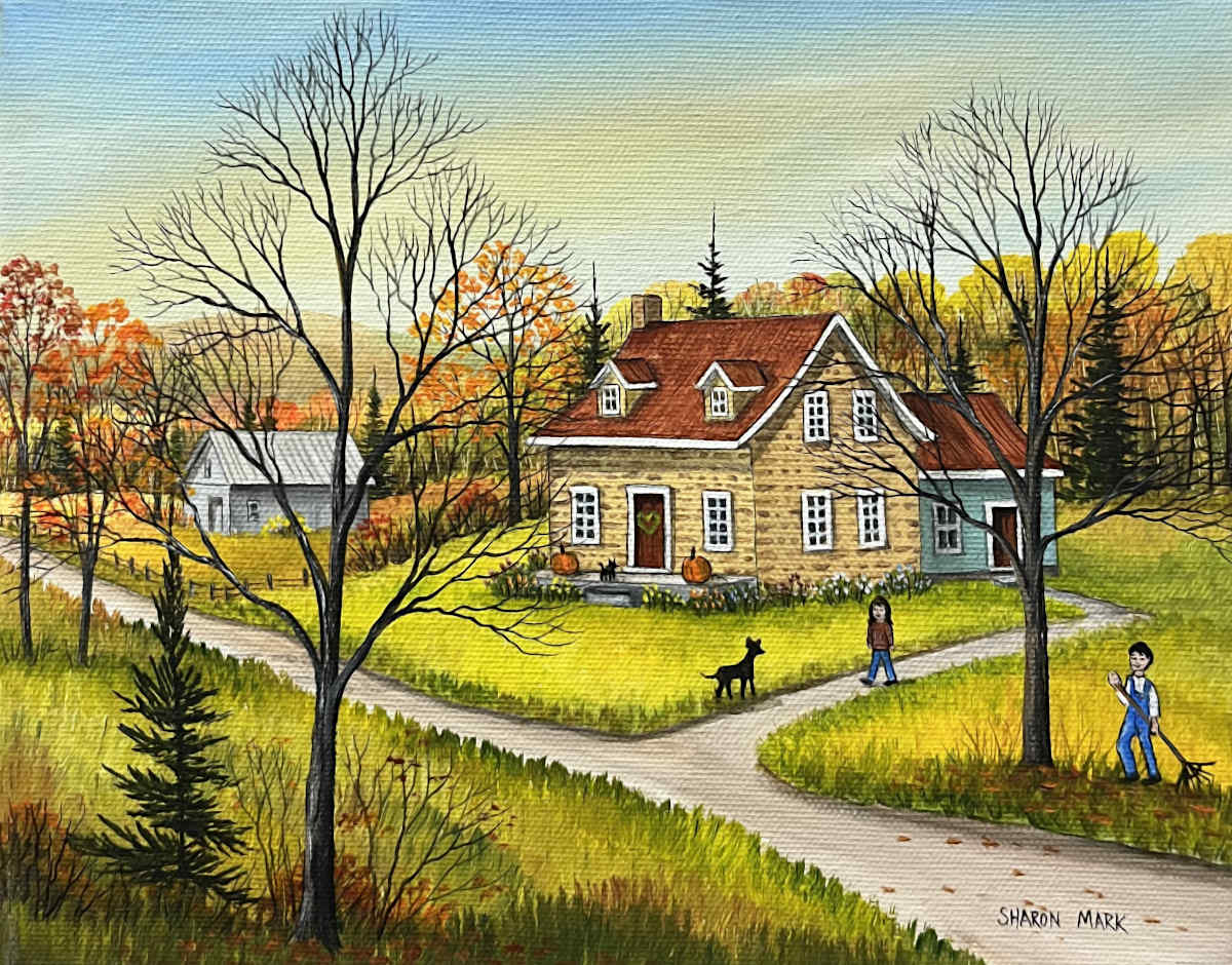 Sharon Mark - Crunchy Leaves 8x10