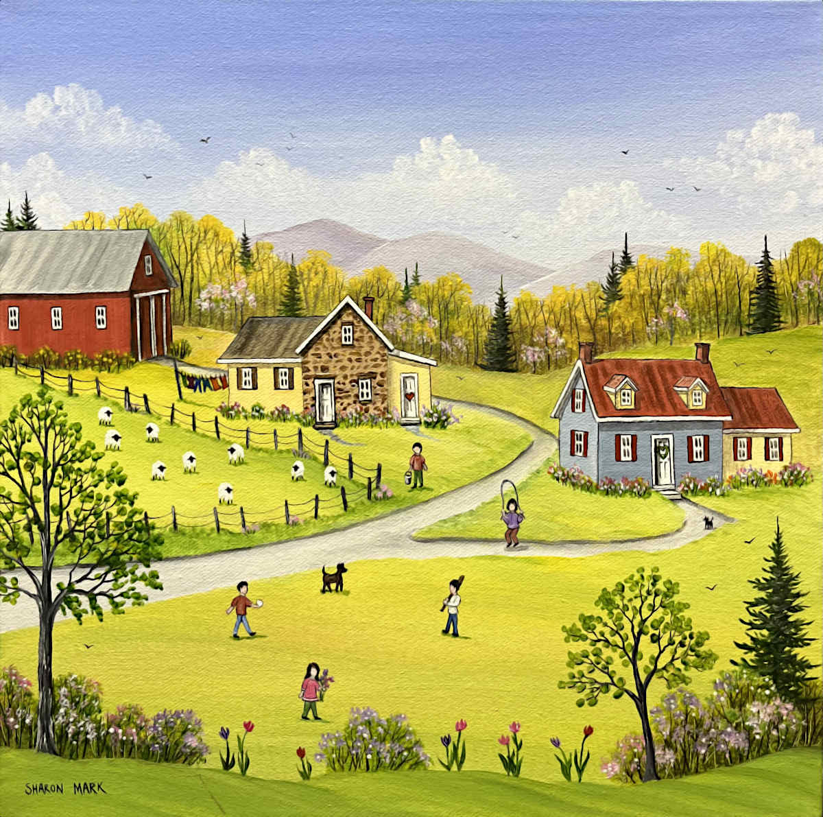 Sharon Mark - Spring Brilliance 12x12
