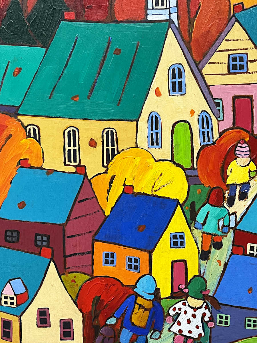 Terry Annany - Le Retour Des Enfants 30x30