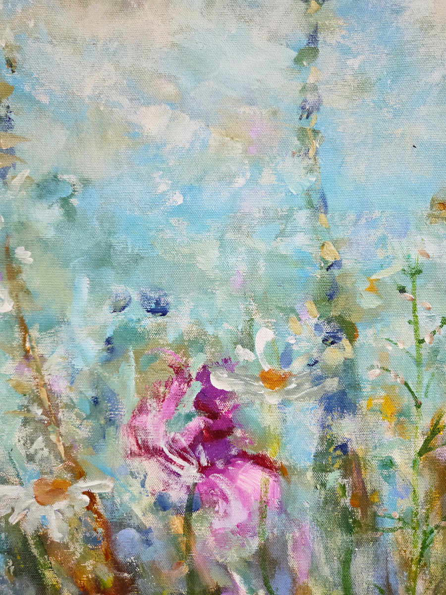 Fiona Hoop - Wildflowers Bloom 36x60