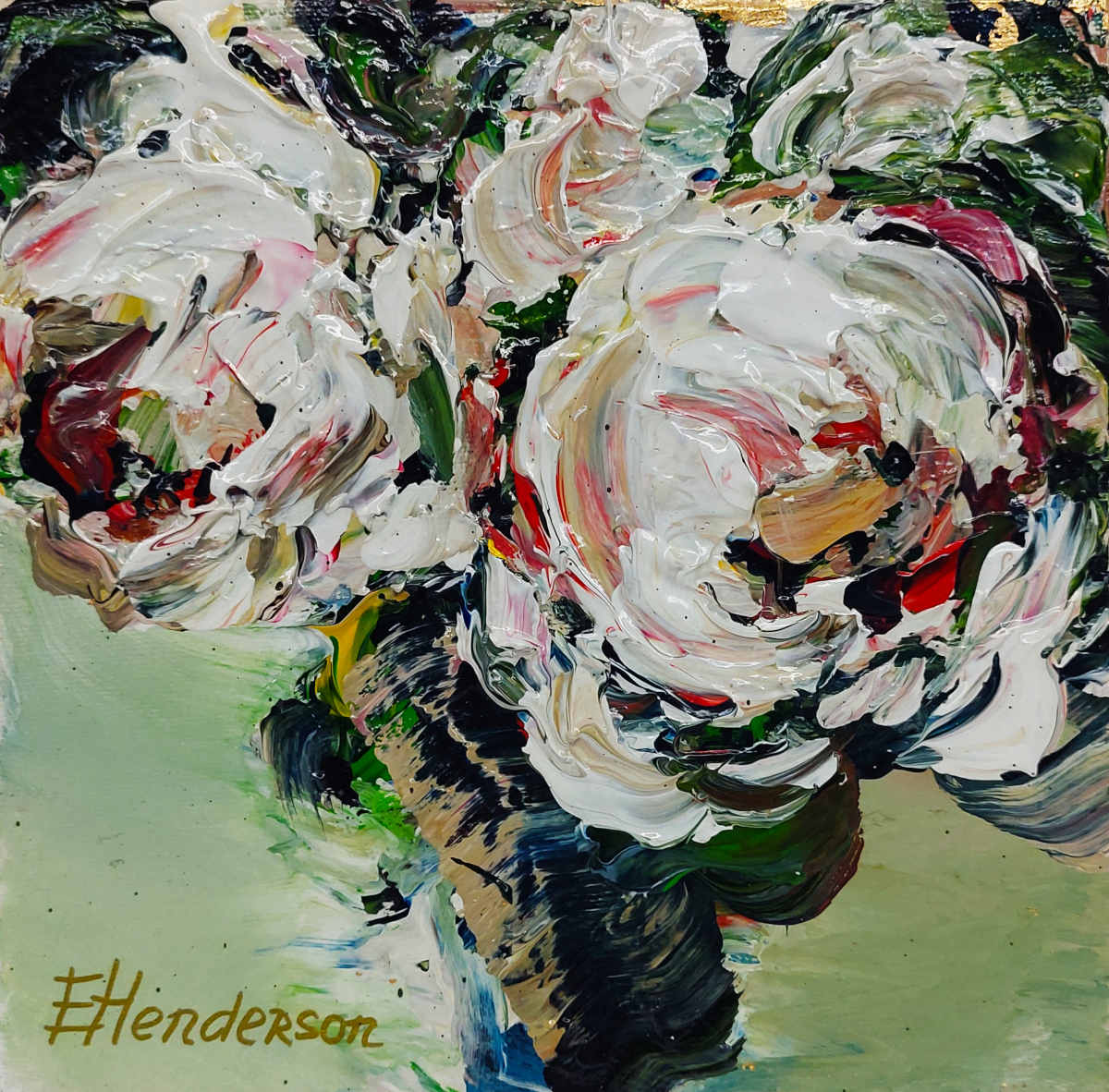 Elena Henderson - Winter Blooms 8x8