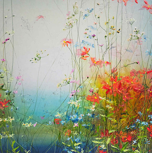 Yulia Muravyeva - Teal Dreams 24x24