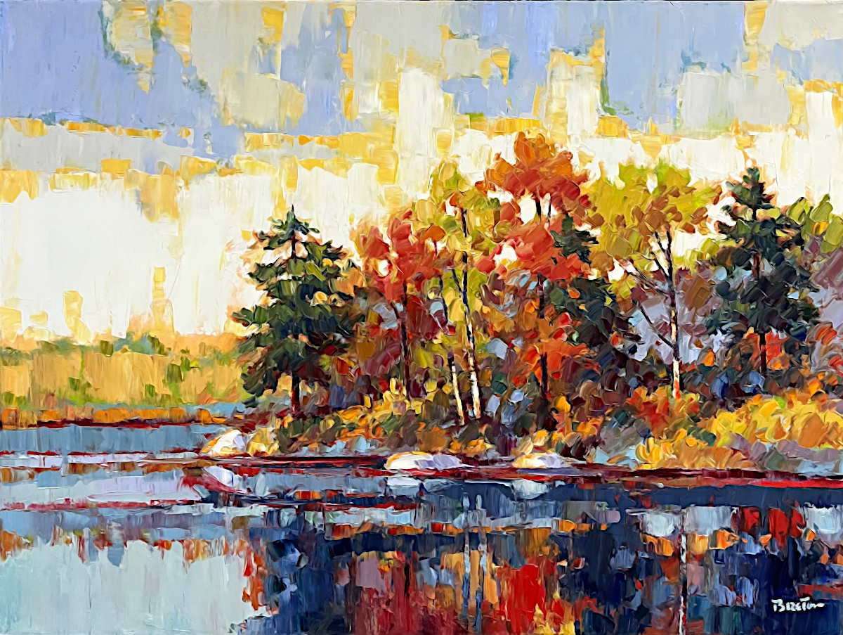 Yvon Breton - Charme du Lac Bouchard 30x40