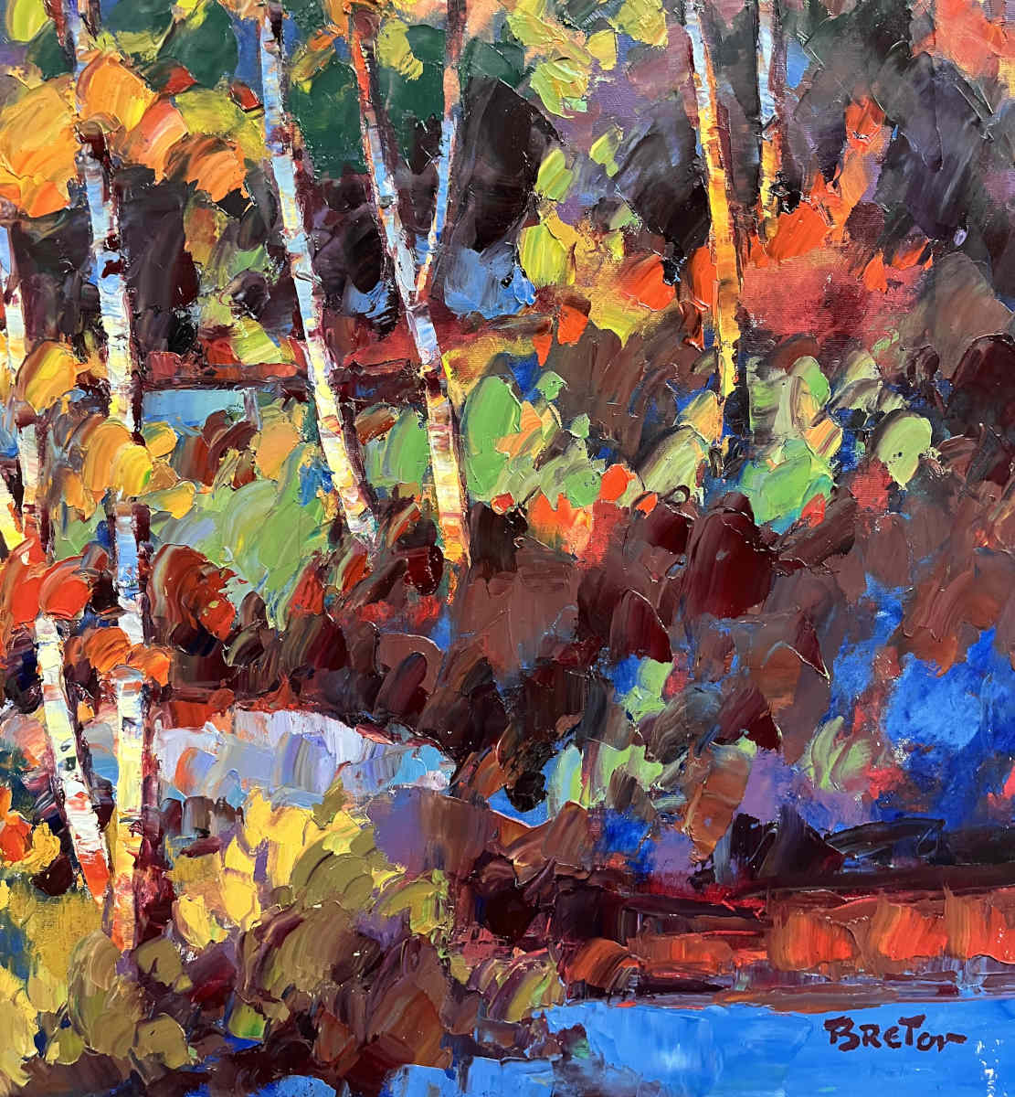 Yvon Breton - De Burrill à Batiscan 48x40