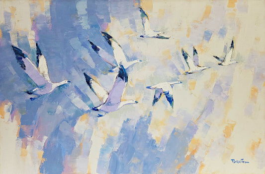 Yvon Breton - Emporté Par Le Vent - 24x36