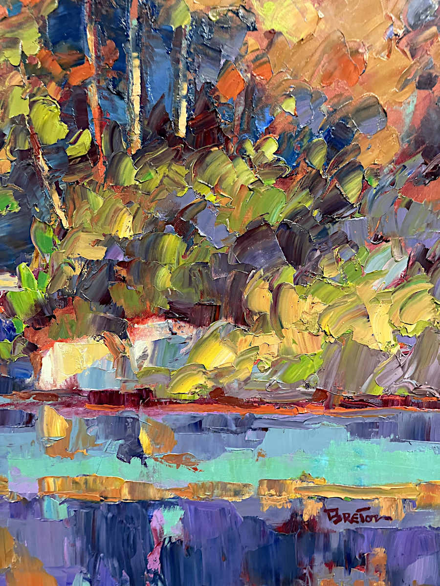 Yvon Breton - Mirage Automnal en Mauricie 36x36