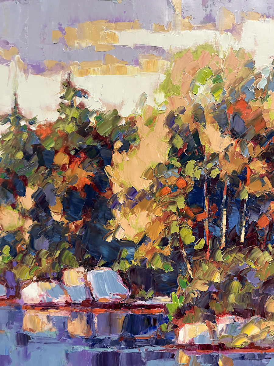Yvon Breton - Mirage Automnal en Mauricie 36x36