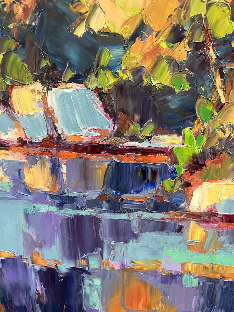 Yvon Breton - Mirage Automnal en Mauricie 36x36
