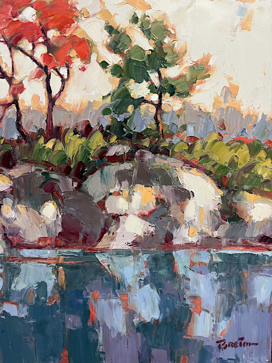 Yvon Breton - Vent du Large (Baie Georgienne) 30x40