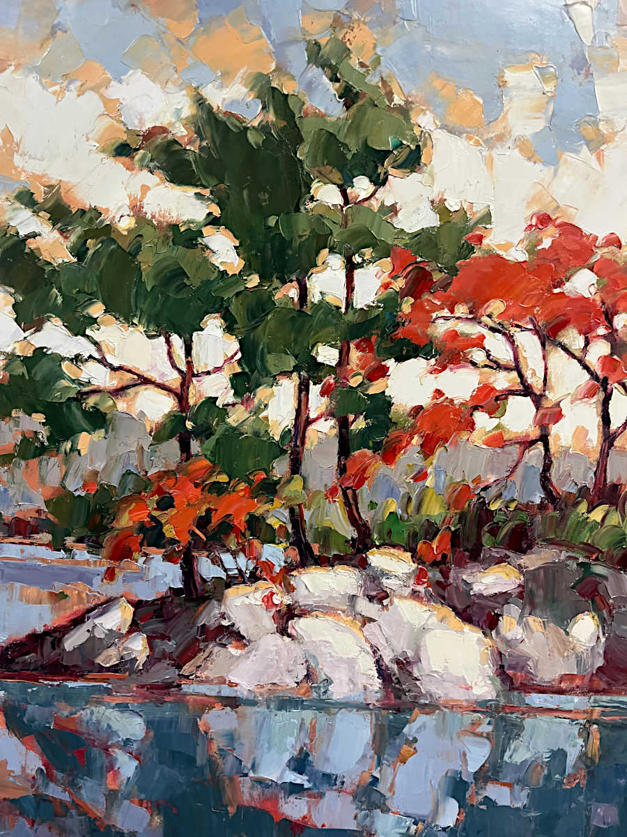 Yvon Breton - Vent du Large (Baie Georgienne) 30x40