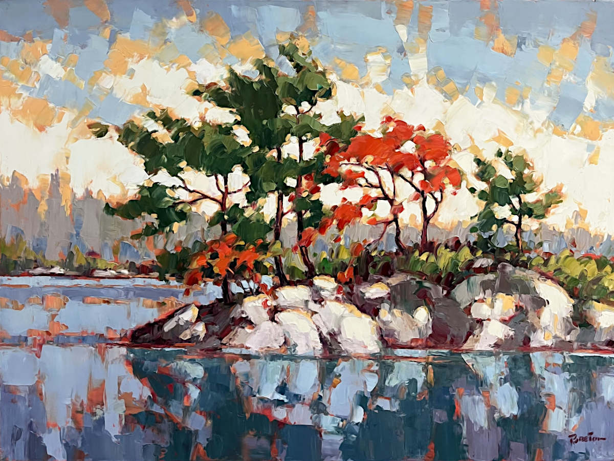 Yvon Breton - Vent du Large (Baie Georgienne) 30x40