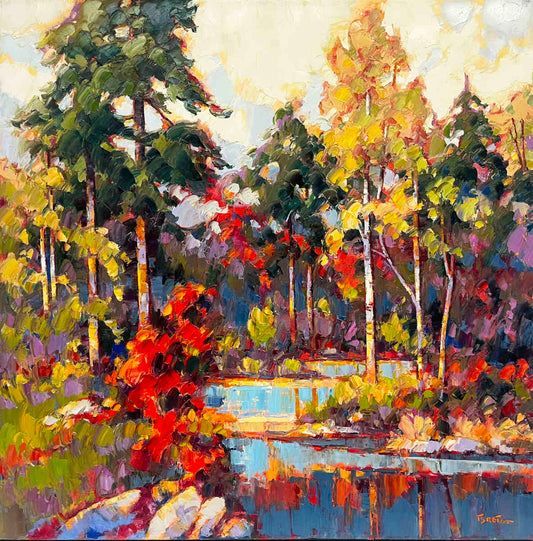 Yvon Breton - Autumn Contemplation 36x36