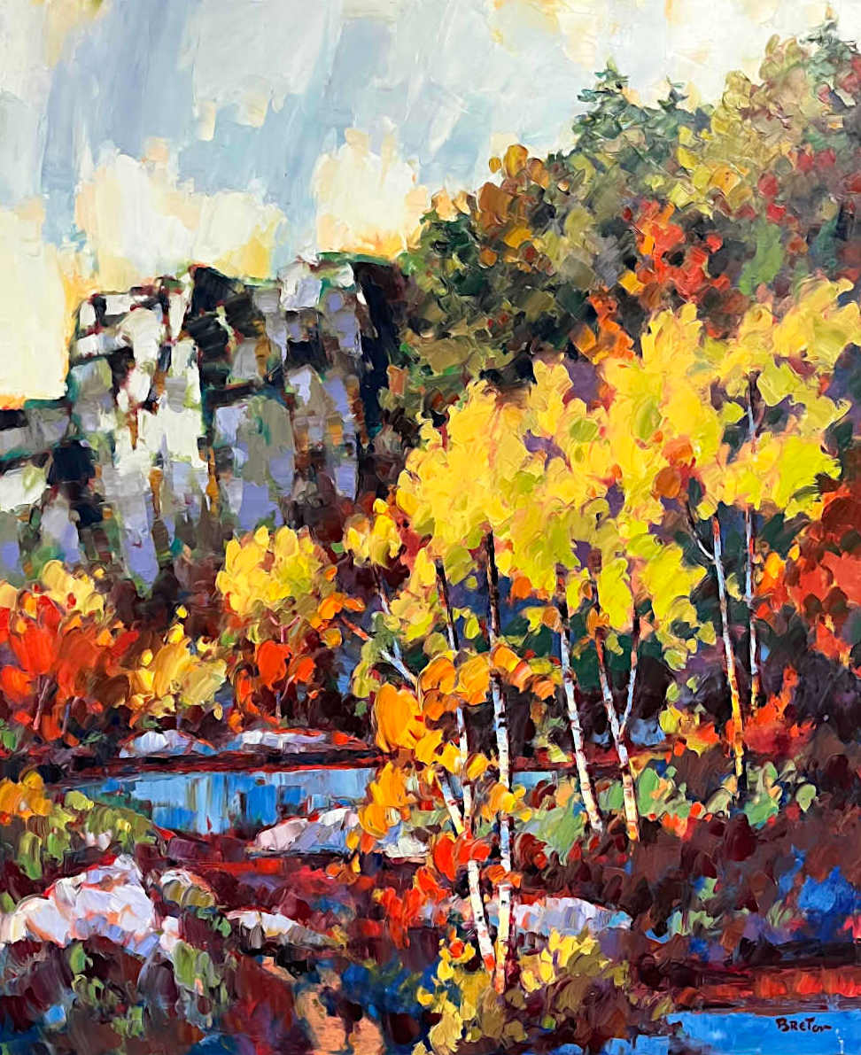 Yvon Breton - De Burrill à Batiscan 48x40