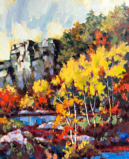 Yvon Breton - De Burrill à Batiscan 48x40