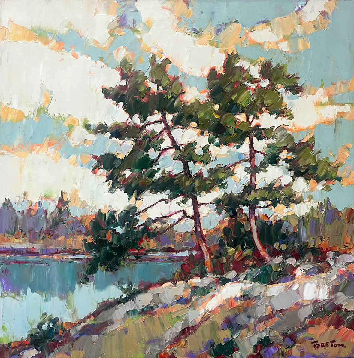 Yvon Breton - Vent Du Large 24x24
