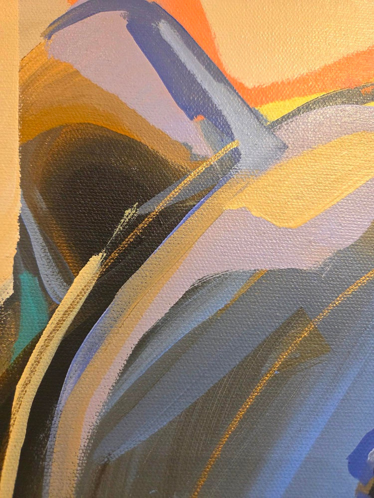 Laura Stevens - Shy Violet 24x24