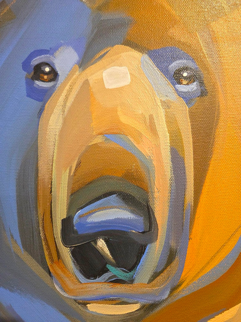 Laura Stevens - Shy Violet 24x24