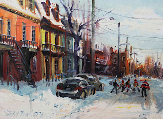After the Snow Montreal 12x16